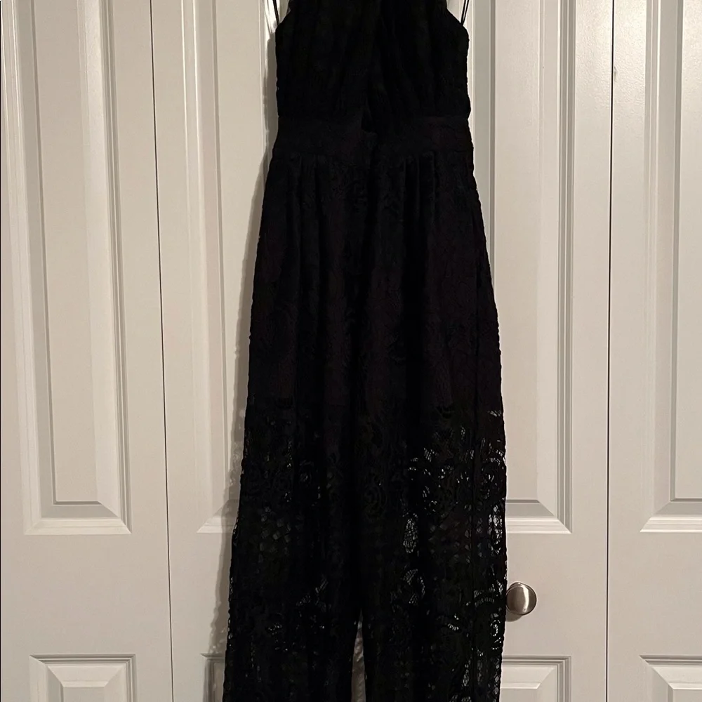 Kendall & Kylie halter-neck lace jumpsuit with cutouts XS - Picture 7 of 11